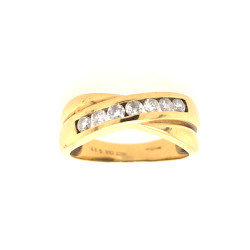 Pre Owned 18ct Diamond Twist Eternity Ring ZX110